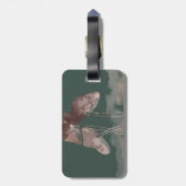 水の色パステルキノコ ラゲッジタグ (裏面縦)