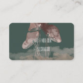 水の色パステルキノコ 名刺 (裏面)