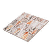 水の色パステルテラコッタトライバルトライアングル タイル (側面)