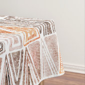 水の色パステルテラコッタトライバルトライアングル テーブルクロス (インサイチュ)