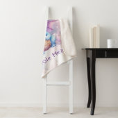 水の色パステルドラゴンガールベビーシャワーギフト シェルパブランケット (インサイチュ)