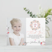 水の色パステルバラコミュニオンサンキュー 招待状 (スタンド正面)