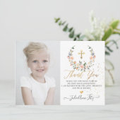 水の色パステルバラコミュニオンサンキュー 招待状 (スタンド正面)