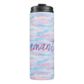 水の色パステル絵を描の色 タンブラー (正面)