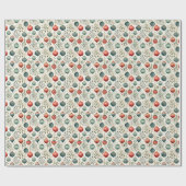 水の色パステル色クリスマスボードボール ラッピングペーパー (フラット)