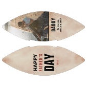 水の色パパ幸せな父の日写真 アメリカンフットボール (パネル)