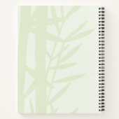 水の色パンダベアーママ&竹のベビー ノートブック (裏面)