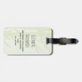 水の色パンダベアーママ&竹のベビー ラゲッジタグ (裏面横)