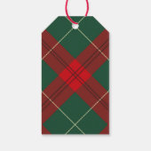 水の色パーソナライズされたクリスマス応援ワイン ギフトタグ (裏面)