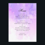 水の色パープル結婚ズ。ロマンチックなラベンダー メニュー<br><div class="desc">水彩紫メニュー。ロマンチックなラベンダーの結婚良い選択。誕生日、記念日、その他のパーティーに適している。連絡お願いもし追加のアイテム</div>