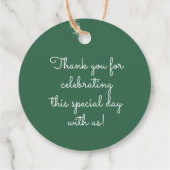 水の色パームモンステラ葉トロピカルサンキュー フェイバータグ (裏面)