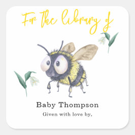 水の色ビー – ライブラリ用 スクエアシール