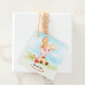 水の色ピギー赤ちゃんシャワー農場ありがとう フェイバータグ (インサイチュ)