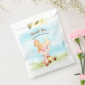 水の色ピギー赤ちゃんシャワー農場ありがとう フェイバーバッグ (封をした状態)