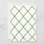 水の色ピーターうさぎキッズイースターフォト シーズンカード (裏面)