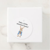 水の色ピーターうさぎ野菜バスケットベビーシャワー フェイバータグ (インサイチュ)