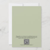 水の色ファミリーツリーファミリー懇親会QRコード 招待状 (裏面)