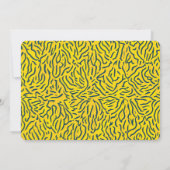 水の色フィエスタタコ'Bour a Baby Shower 招待状 (裏面)