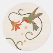 水の色フェコアフローラティーパーティー ラウンドシール (正面)