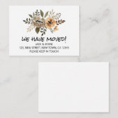 水の色フローラ我々は発表カードを移動した ノートカード (正面/裏面)