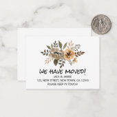 水の色フローラ我々は発表カードを移動した ノートカード (正面/裏面インサイチュ)