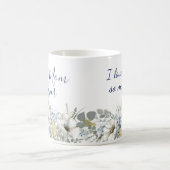 水の色フローラ最高の緑母マエバーマグ コーヒーマグカップ (中央)