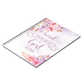 水の色フローラ、私の魂は残りを見つける – Ps 62:1 ノートブック (左側)