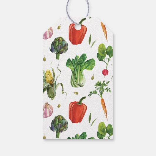 水の色ブロッコリオーガニックー ギフトタグ (裏面)