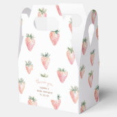 水の色ベリースイートベビーシャワーありがとう フェイバーボックス (オープン)