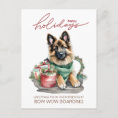 水の色ベルギーテルブレン企業のクリスマス シーズンポストカード (正面)