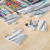 水の色ベルリンミッテとテレビタワー ジグソーパズル (側面)