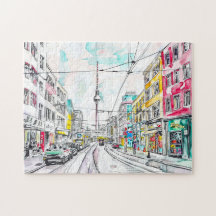 水の色ベルリンミッテとテレビタワー