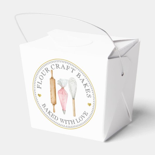 水の色ベーカー菓子シェフベーカーのツール フェイバーボックス (裏面サイド)