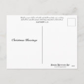 水の色ペンギンすべて穏やかであるすべては明るい シーズンポストカード (裏面)