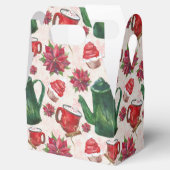 水の色ホリデーティーパーティー フェイバーボックス (オープン)