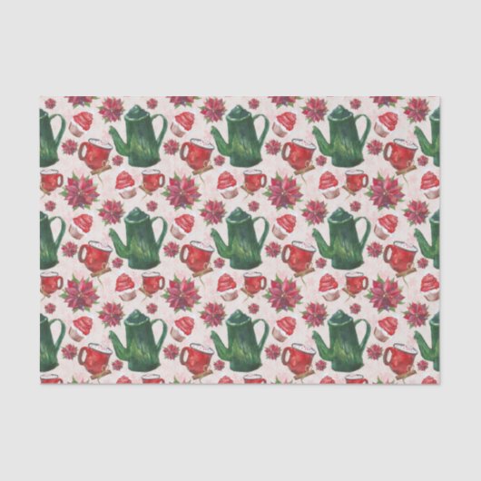 水の色ホリデーティーパーティー 薄葉紙 (正面)