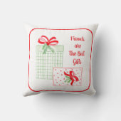 水の色ホリデーフレンズはギフト最高のである クッション (裏面)