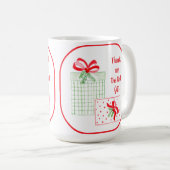 水の色ホリデーフレンズはギフト最高のである コーヒーマグカップ (正面右)