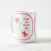 水の色ホリデーフレンズはギフト最高のである コーヒーマグカップ (正面左)