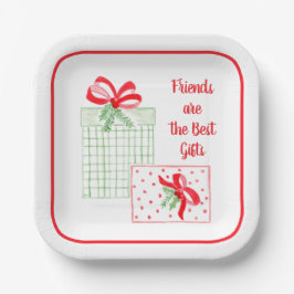 水の色ホリデーフレンズはギフト最高のである ペーパープレート