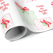 水の色ホリデーフレンズはギフト最高のである ラッピングペーパー (ロールコーナー)