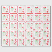 水の色ホリデーフレンズはギフト最高のである ラッピングペーパー (フラット)