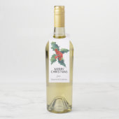 水の色ホリーの離れクリスマス ボトルネックタグ (ボトル)
