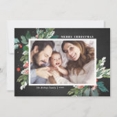 水の色ホリーチョークボード植物写真 (正面)