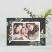 水の色ホリーチョークボード植物写真 (スタンド正面)