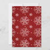 水の色ホリーベリーグリーンリーカンパニークリスマス 招待状 (裏面)