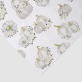 水の色ホワイトカボチャバラベビーシャワー 薄葉紙 (詳細)