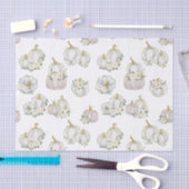 水の色ホワイトカボチャバラベビーシャワー 薄葉紙 (クラフト)