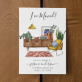 水の色ホーム移動のお知らせ移動 案内ポストカード