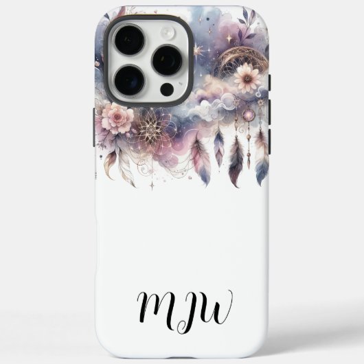 水の色ボホインディアン羽iPhone / iPadケース Case-Mate iPhoneケース (裏面)